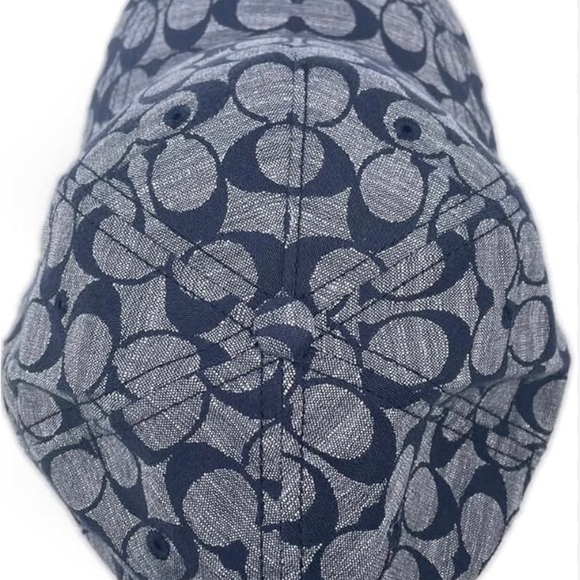 Coach Blue Patterned Hat - Picture 7 of 9